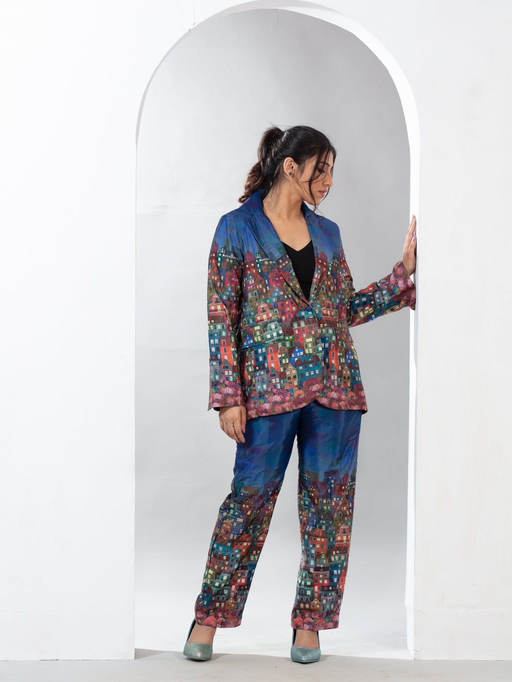 Midnight city  blazer co-ord set