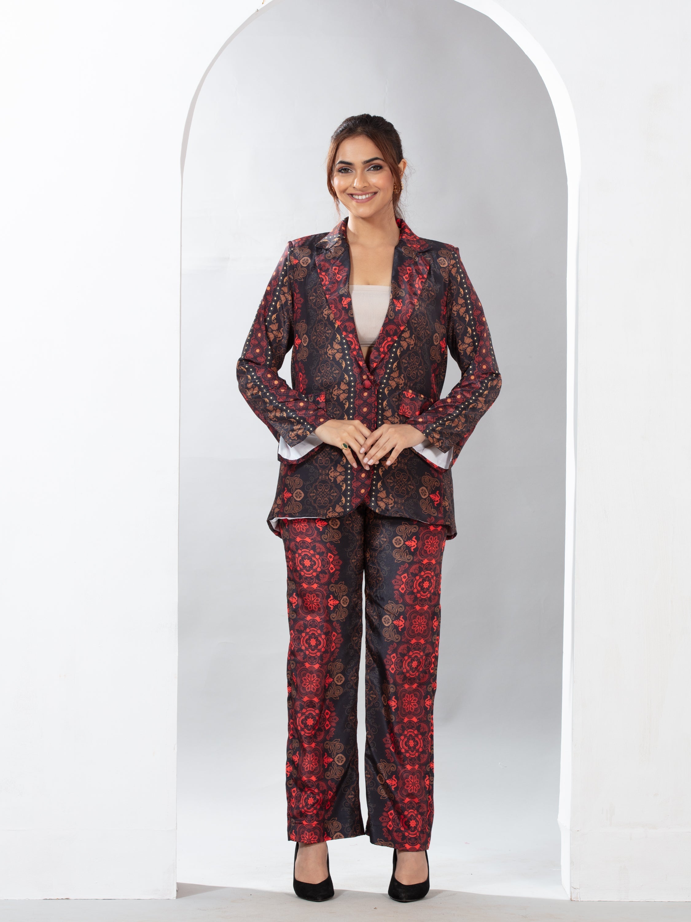 Vintage Blossom blazer co-ord set