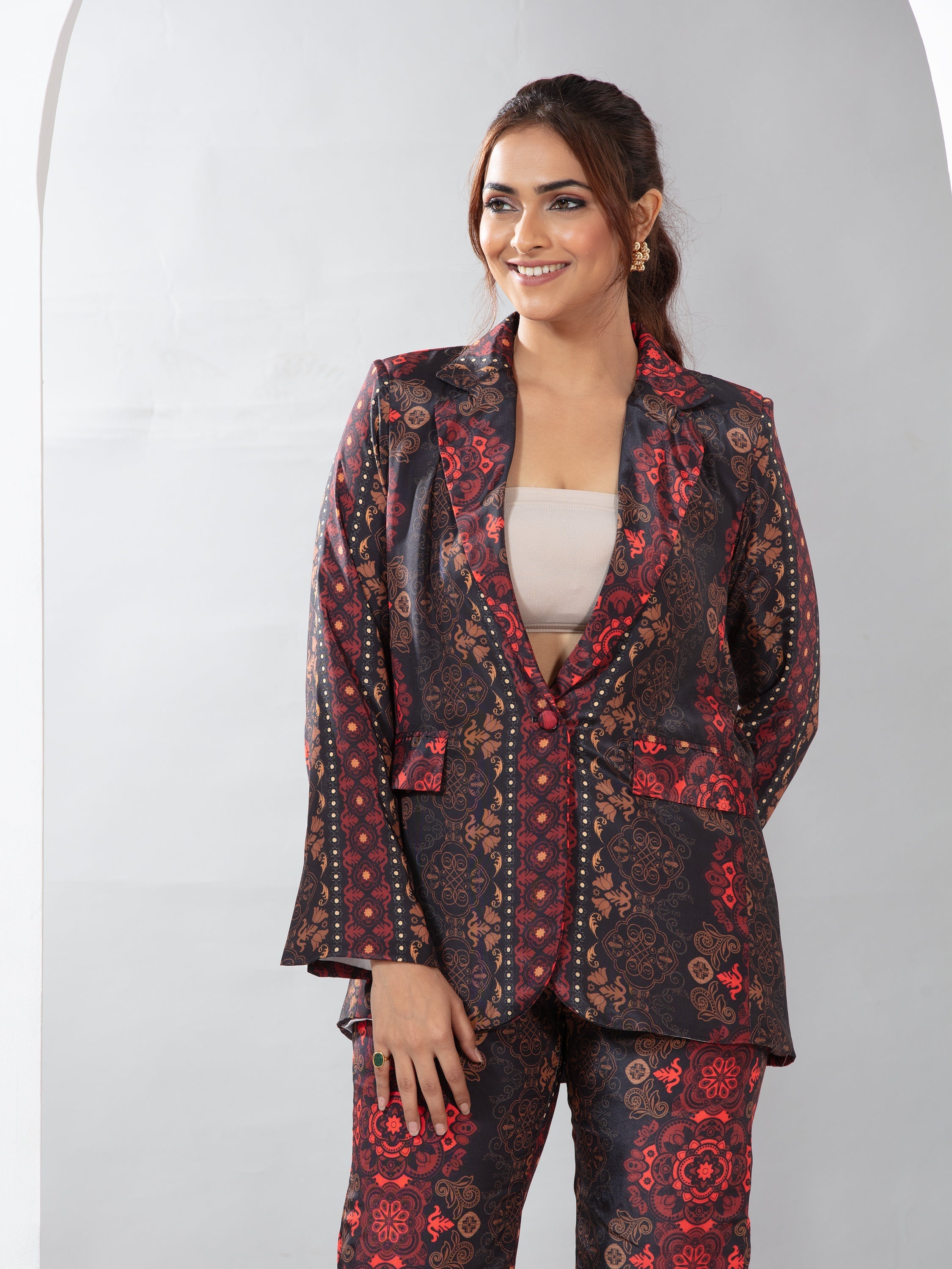 Vintage Blossom blazer co-ord set