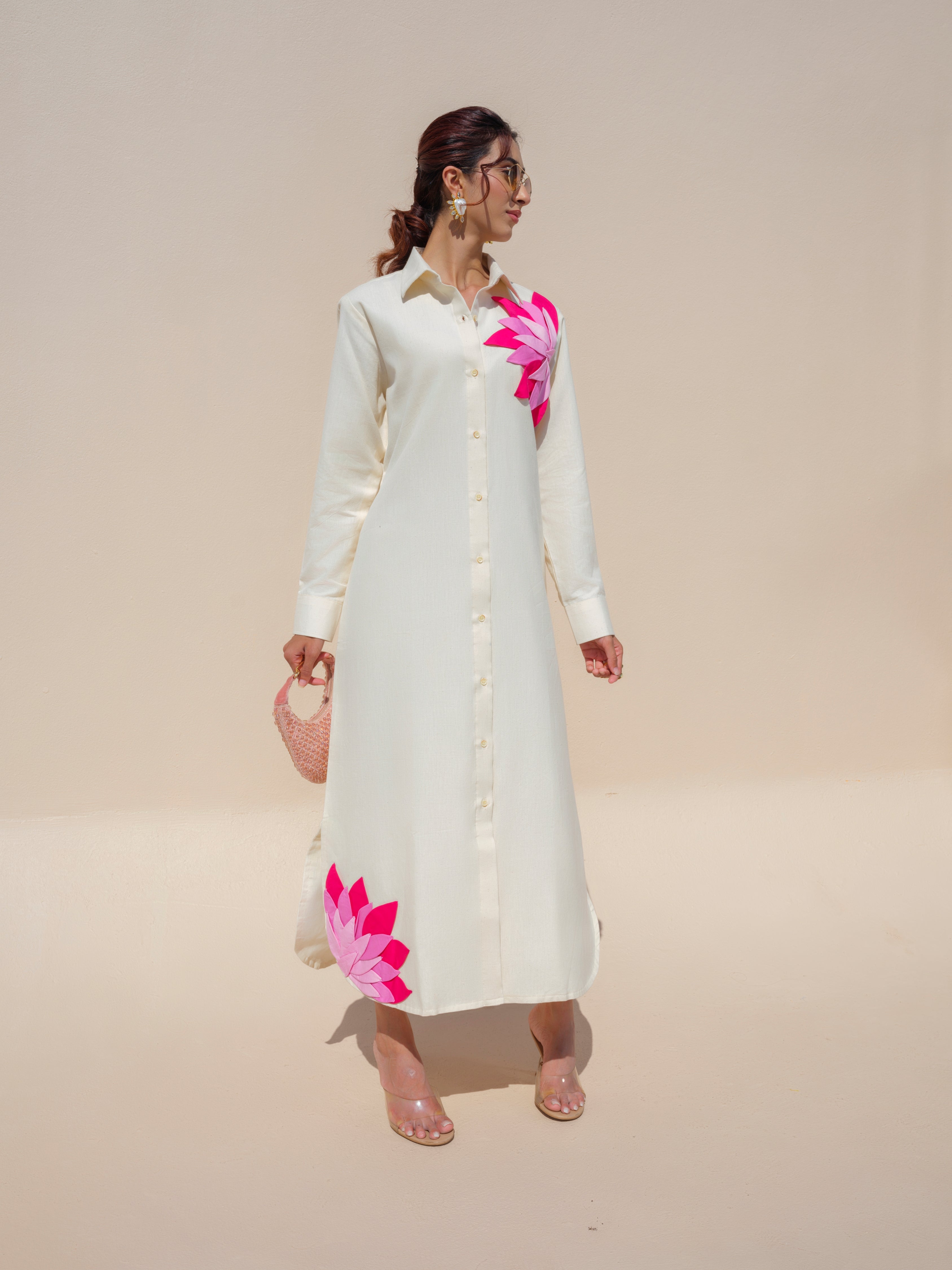 Cassidia Petal  Shirt Dress