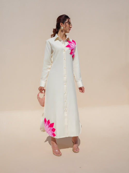 Cassidia Petal  Shirt Dress